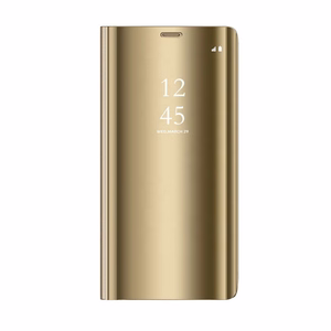 Smart Clear View ümbris jaoks Samsung Galaxy S23 FE kuldne