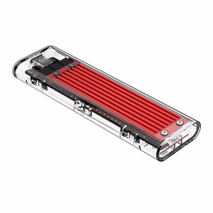 Orico TCM2-C3 M.2 NVME to USB-C 10Gb/s Disk Drive - Punane
