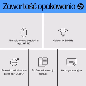 HP 710 laetav vaikne hiir