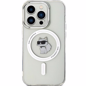 Karl Lagerfeld IML Choupette MagSafe ümbris jaoks iPhone 13 Pro Max - läbipaistev
