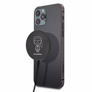 Karl Lagerfeld 15W traadita laadur MagSafe'iga - must