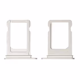 SIM Holder Ühildub Apple iPhone Xs Max SIM card holder Hõbedane