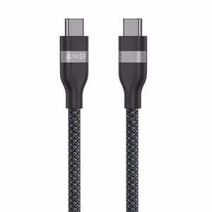 Anker punutud USB-C–USB-C kaabel, 0,9 m, 240 W, must
