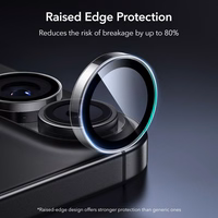 ESR Armorite Camera Cover jaoks iPhone 16 / 16 Plus / 17 - Läbipaistev