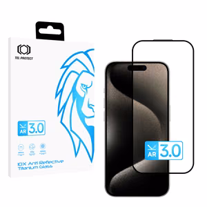 Закаленное стекло Tel Protect 10X AR 3.0 AntiReflective Titanium для Iphone 15 Pro