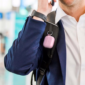 Speck Presidio Clear ümbris Apple AirPods 3 kõrvaklappidele, Microban mikroobivastase kaitsega, Icy Pink värvitoonis