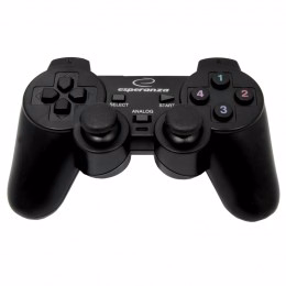 Esperanza EG106 mängu kontroller PC, Playstation 2, Playstation 3 analoog / digitaalne USB 2.0 must