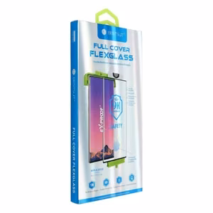 Bestsuit Flexible Hybrid Glass 5D jaoks Samsung Galaxy S22 Ultra must (Hot Bending) working fingerprint scanner