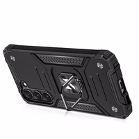 Wozinsky Ring Armor ümbris jaoks Samsung Galaxy S23+ armored cover magnetic holder ring must