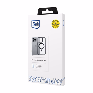3mk Satin Armor MagCase with MagSafe iPhone 16 Pro Max - Clear with must Frame