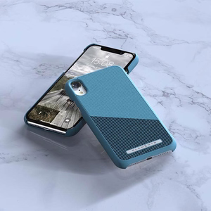 Nordic Elements Saeson Freja ümbris seadmele iPhone XR, petroolisinine