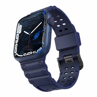 Strap Triple Protection jaoks Apple Watch 38 / 40 / 41 mm band bracelet - tumesinine