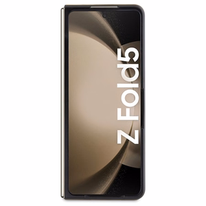 BMW Signature Logo Imprint ümbris jaoks Samsung Galaxy Z Fold 5 - must