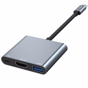 HUB Tech-Protect V1 3in1 USB-C - USB-A 3.0 / USB-C PD 100W / HDMI 4K 30Hz - hall