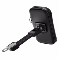 Motorcycle hoidja jaoks mobile phone waterproof with zip ( 6,4" - 8" ) must