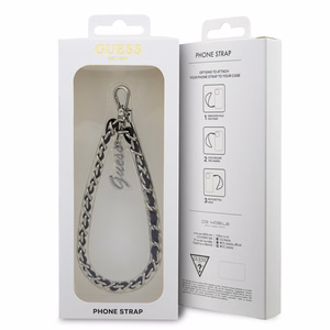 Guess ripats GUSTSASSK telefoni rihm must Chain Metal Logo Charm