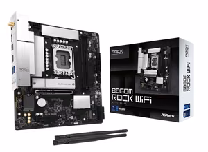 Emaplaat|ASROCK|Intel B860|LGA 1851 (Socket V1)|micro ATX|RAM DDR5-SDRAM|2xSlots|Wi-Fi Jah|Bluetooth Jah|1xNumber of M.2 (M) slots|B860MROCKWIFI