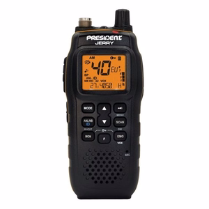 President Jerry ASC AM/FM kaasaskantav CB-raadio must
