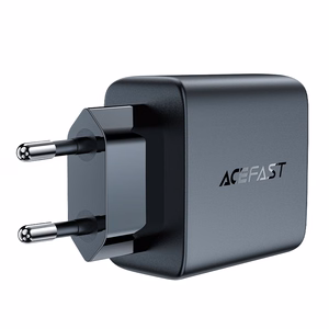 Fast Laadija GaN 35W PD 2x USB C Acefast A49 - must