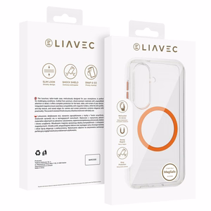 Liavec Pure Чехол для Samsung Galaxy S26 Plus оранжевый