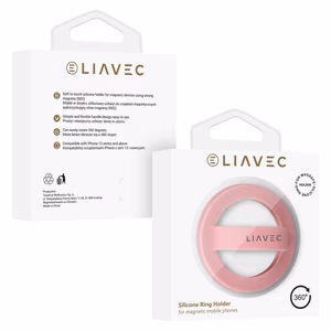Liavec Ring Magsafe roosa
