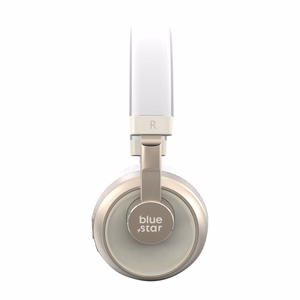 Juhtmevaba on ear Kõrvaklapid sinine Star BH02 valge
