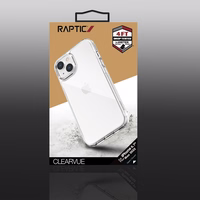 Raptic X-Doria Clearvue ümbris iPhone 14 Plus tagakate läbipaistev