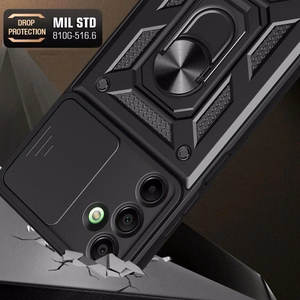 Tech-Protect CamShield Pro Ümbris jaoks Samsung Galaxy A17 4G / 5G - Must