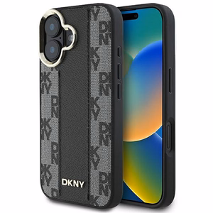 DKNY Checkered Pattern Magsafe iPhone 16 Plus Ümbris - Must