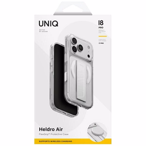 Uniq Heldro Air Magclick Charging ümbris iPhone 18 Pro / 17 Pro – läbipaistev