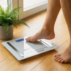 Esperanza EBS016W personal scale Square White Electronic personal scale