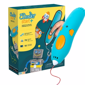 3Doodler Start Plus 3D pliiats 0.77 mm türkiissinine, kollane