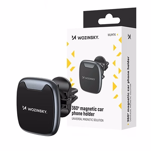 Wozinsky WUMTK Magnetic Phone Hoidja jaoks Car Air Vent - must