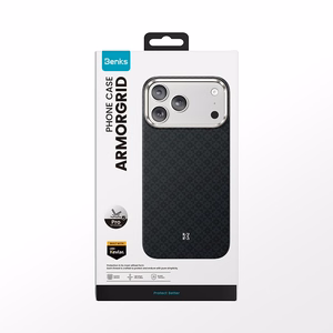 Must Benks Magnetic Armor Pro Armor Grid 600D kevlari ja metallraamiga ümbris (C.K.FL.AP.BK.B072) mudelitele iPhone 18 Pro / iPhone 17 Pro Camera Controli nupuga