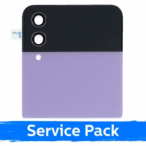 LCD ekraan ühilduv Samsung F721 Z Flip4 (OUTER) raamiga / Bora lilla / (Service Pack)