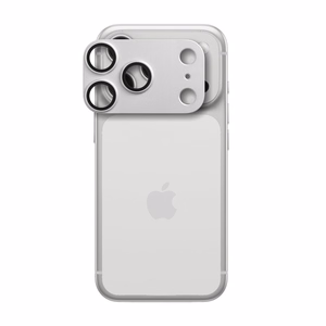 AR+AF Täismetallist karastatud klaas IPHONE 17 PRO MAX jaoks hõbedane