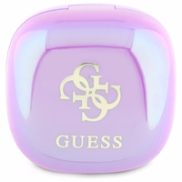 Guess 4G Printed Logo Bluetooth TWS Kõrvaklapid + Docking Station - Purple