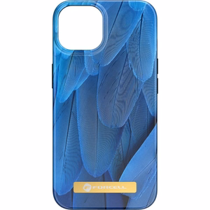 Чехол для iPhone 15 PRO MAX Forcell F-Protect Mirage совместим с MagSafe синяя птица