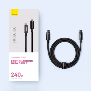 Baseus cable Tungsten PD USB-C - USB-C 1,0m must 240W