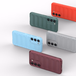 Magic Shield Ümbris jaoks Samsung Galaxy S23+ flexible armored cover punane
