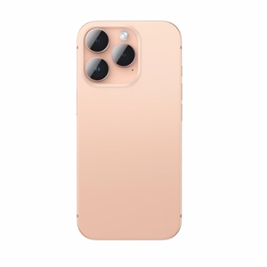 AmazingThing AR Aluminum 3 Lens Glass with Camera Lens Frame for iPhone 16 Pro / 16 Pro Max - Rose Gold