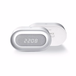 Ööbiirikell koos LED-öövalgusega PURE FNL-07 AKSEL valge pikk Forever Light