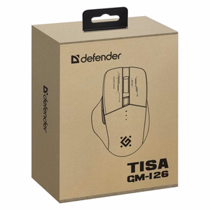 MOUSE DEFENDER GM-126 TISA RF+BT OPTIC 1600dpi 6P VALGE