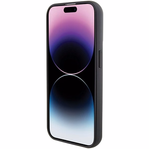 Karl Lagerfeld Gripstand Saffiano Choupette Pins ümbris jaoks iPhone 14 Pro Max - must