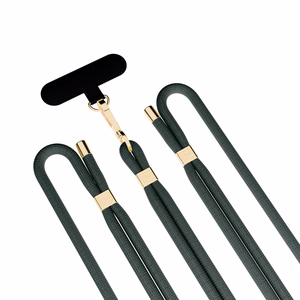 3mk EasyClip Elite telefoni kaelapael, Evergreen (kuldsed detailid)