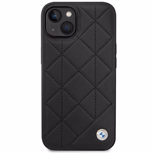 Ümbris BMW BMHCP14S22RQDK iPhone 14 6.1" must/must Leather Quilted