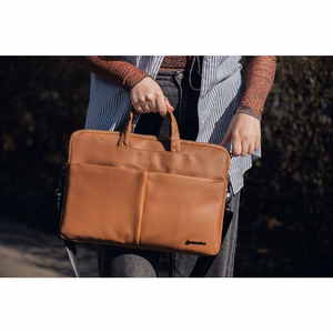 FORCELL F-PROTECT URBAN STYLE Kott jaoks Laptop 15,6" pruun
