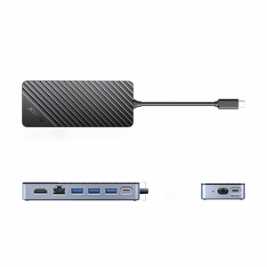Orico OM28PR-G2 USB-C Docking Station with M.2 Drive Slot + 1 x USB-A 3.2 + 1x USB-C 3.2 + 2x USB-A 2.0 + 1x HDMI + 1x Ethernet - Must