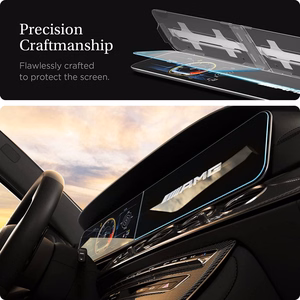 Spigen karastatud klaas "EZ FIT" SET MERCEDES E-CLASS 2020 / 2021