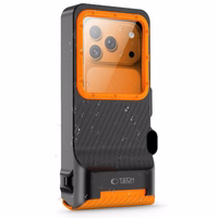 Tech-Protect IPX8 Pro Waterproof Phone Ümbris - oranž and must